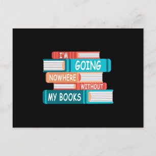 Postal No voy a ninguna parte sin mis libros