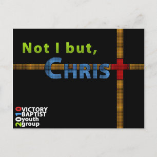 Postal No yo, pero Cristo frente