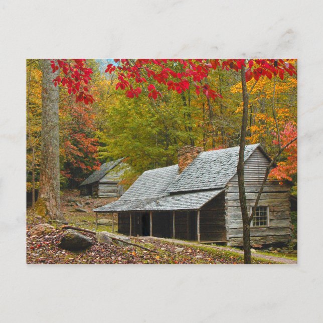 Postal Noah "Bud" Ogle Cabin in the Smokies (Anverso)