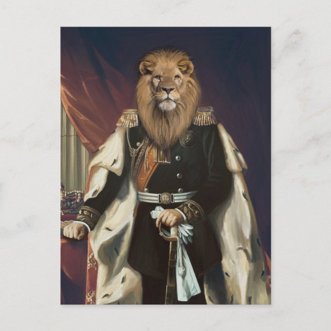 Postal Noble Beasts - Dandy Lion  (Anverso)