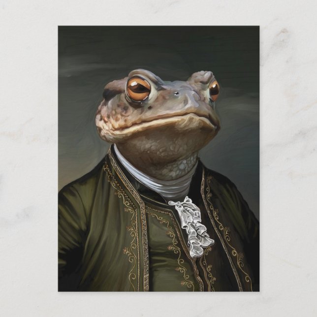 Postal Noble Beasts - Dandy Toad (Anverso)