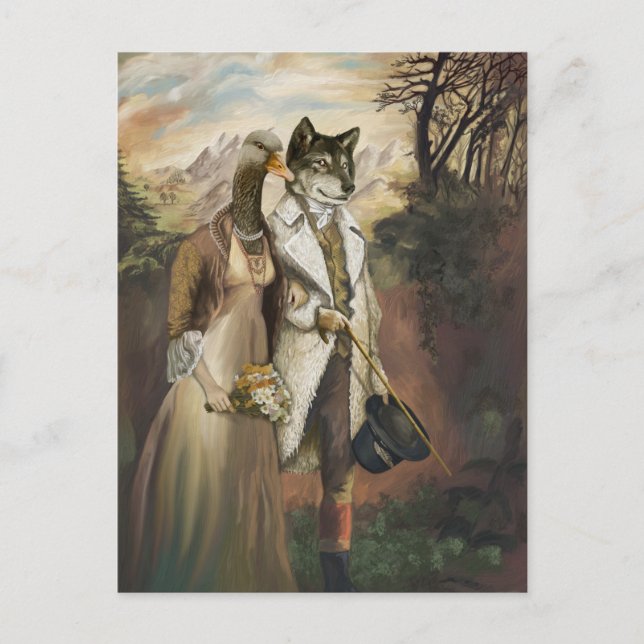 Postal Noble Beasts - Wolf in Sheep's Clothing (Anverso)