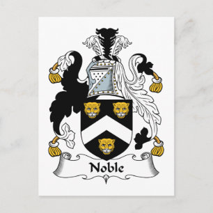 Postal Noble cresta familiar