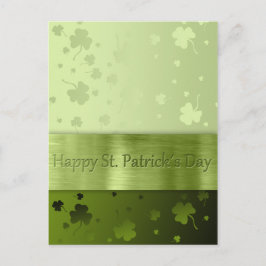 Postal Noble St. Patrick's Day Shamrock - Postcard