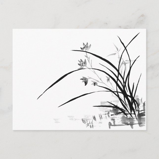 Postal Nobleza Orquídea (Anverso)