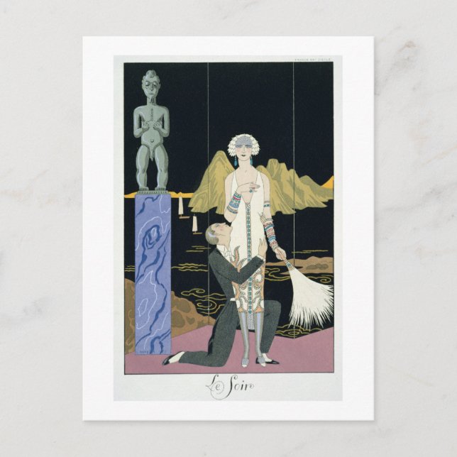 Postal Noche, 1925 (huella de coro) (Anverso)