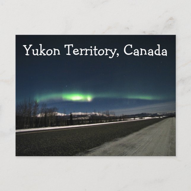 Postal Noche ABN Aurora Borealis (Anverso)