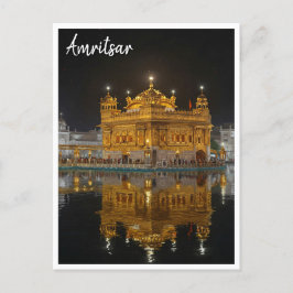 Postal Noche Amritsar Golden Temple India
