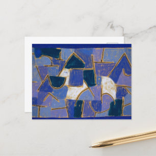 Postal Noche azul de Paul Klee