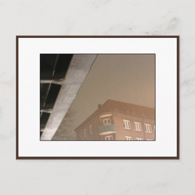 Postal Noche bajo el puente, Hamburgo (Anverso)