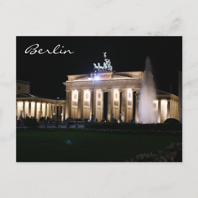 Postal noche berlin brandenburg (Anverso)
