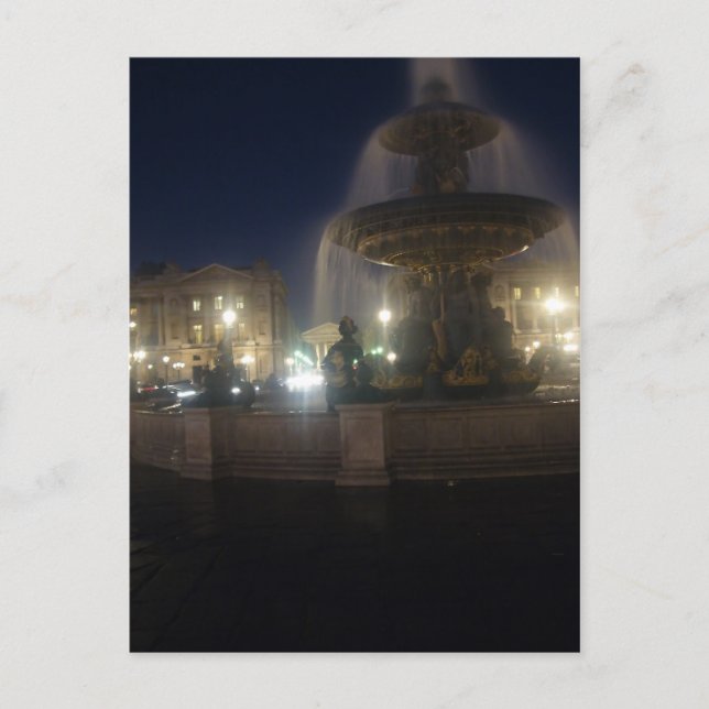 Postal Noche burbujeante (Anverso)