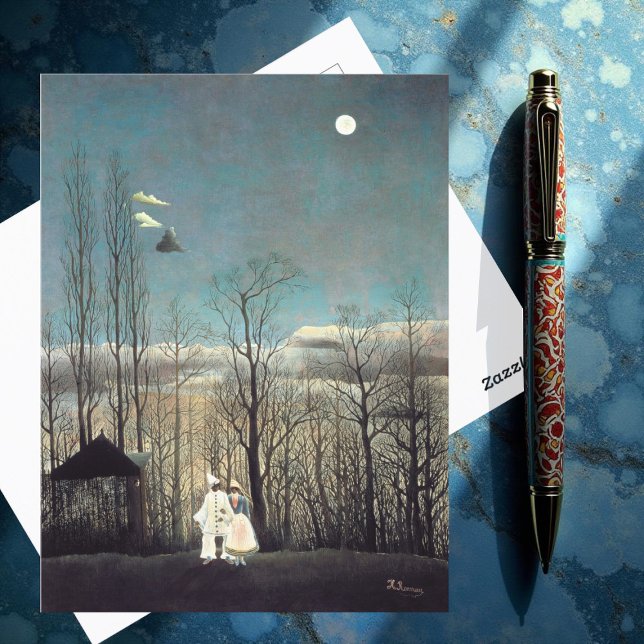 Postal Noche de Carnaval por Henri Rousseau (Subido por el creador)