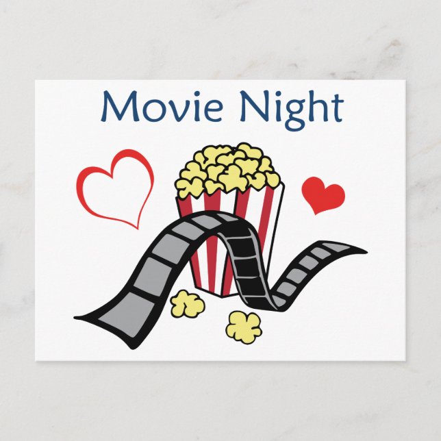 Postal Noche de cine (Anverso)