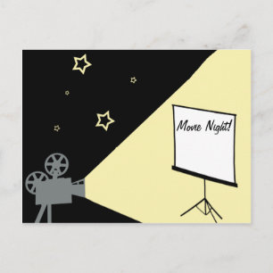 Postal noche de cine bajo las estrellas