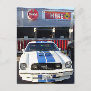 Postal Noche de crucero clásico en Diner