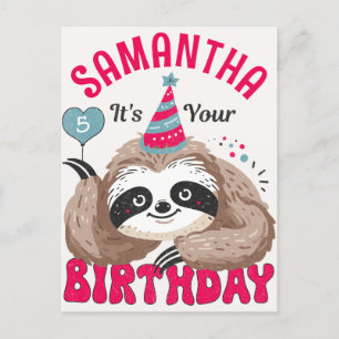 Postal Noche De Cumpleaños Para Los Amantes De Las Lemas