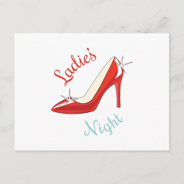 Postal Noche de damas (Anverso)