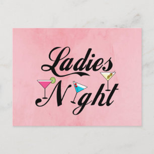 Postal Noche de damas