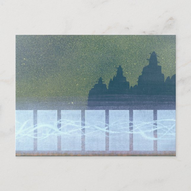 Postal Noche de domingo Djenne Mali (Anverso)