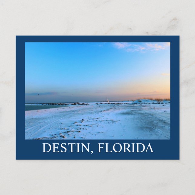 Postal Noche de ensueño en Destin, Florida (Anverso)