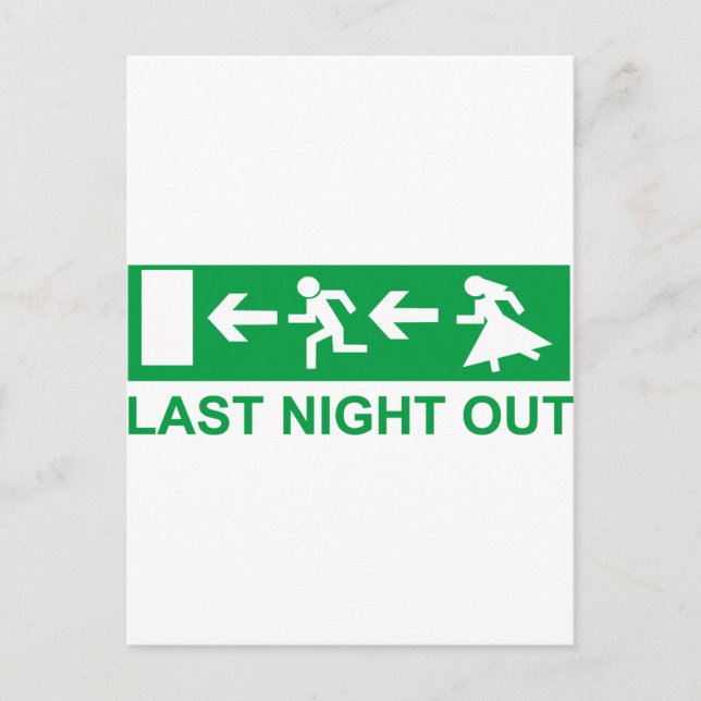 Postal noche de escalonamiento (Anverso)