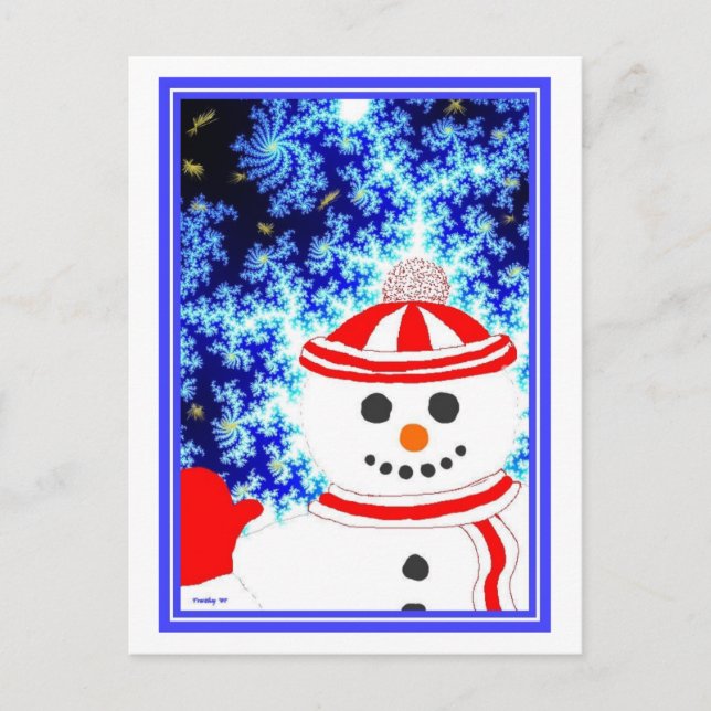 POSTAL NOCHE DE FROSTY (Anverso)