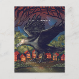 Postal Noche de Halloween de Raven Moonlight