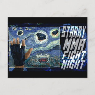 Postal Noche de lucha Starry MMA