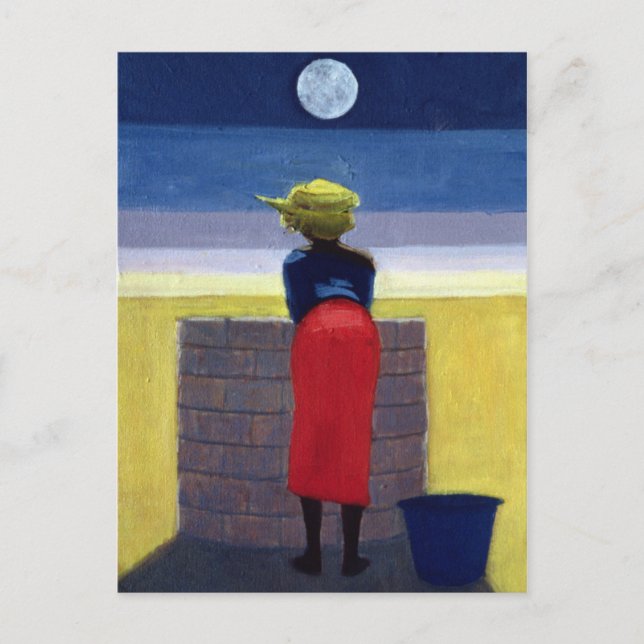Postal Noche de luna 2001 (Anverso)
