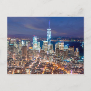 Postal Noche de Manhattan
