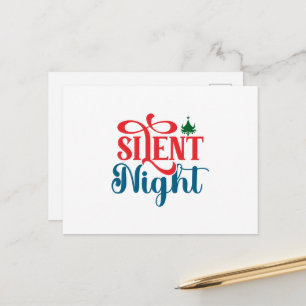 Postal Noche de Navidad Silenciosa