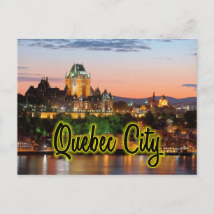 Postal Noche de Quebec