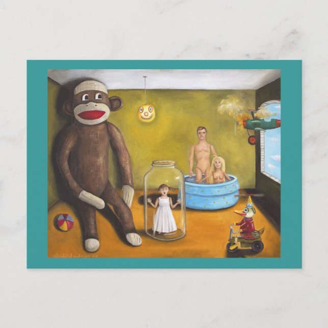 Postal Noche de recreo 2 (Anverso)