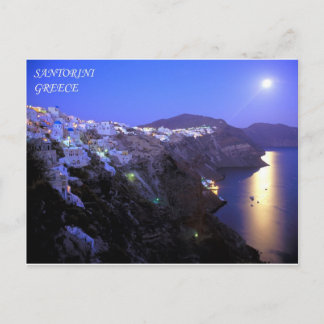 POSTAL NOCHE DE SANTORINI