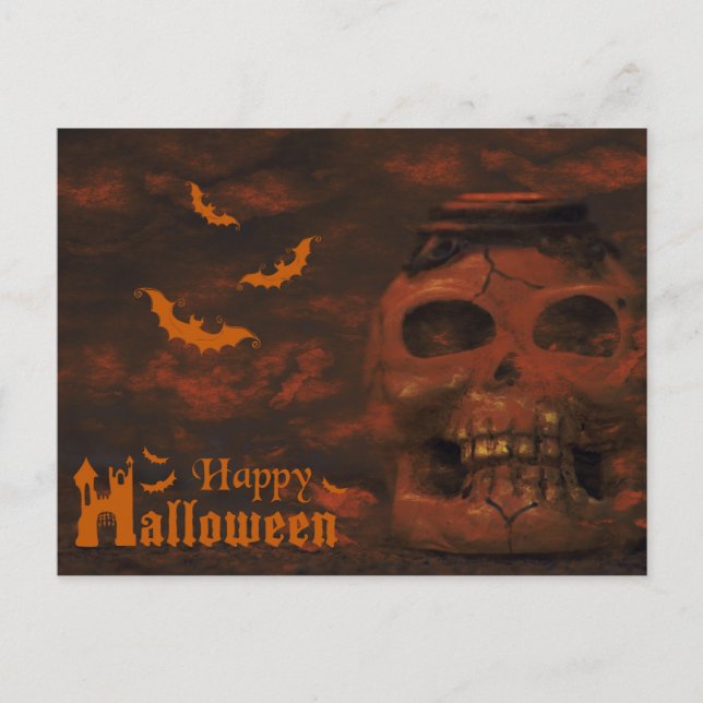 Postal Noche de Scary Halloween (Anverso)