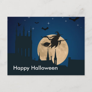 Postal Noche de Scary Halloween
