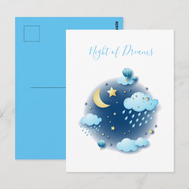 Postal Noche de sueños (Anverso / Reverso)