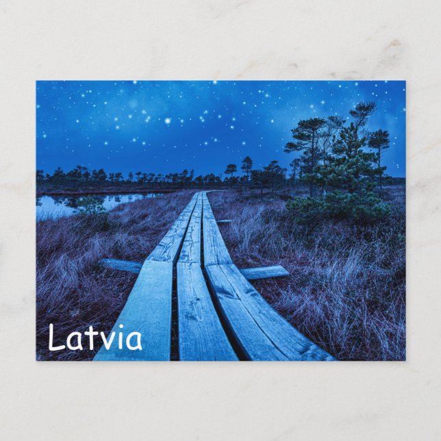 Postal Noche de swaps (Anverso)