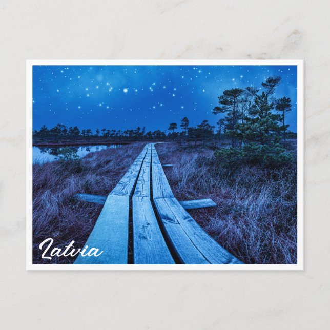 Postal Noche de swaps (Anverso)