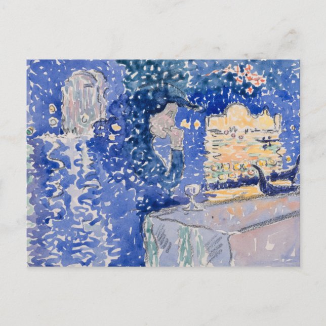 Postal Noche de Venecia del Festival del Redentor (Anverso)