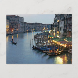 Postal Noche de Venecia - Gran Canal