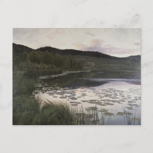 Postal Noche de verano de 1886 (Anverso)