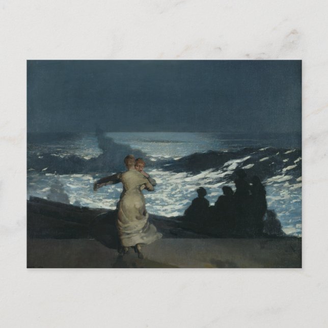 Postal Noche de verano de 1890 (Anverso)