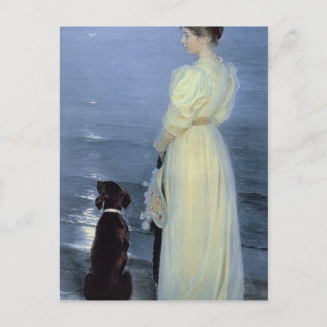 Postal Noche de verano en Skagen (Anverso)