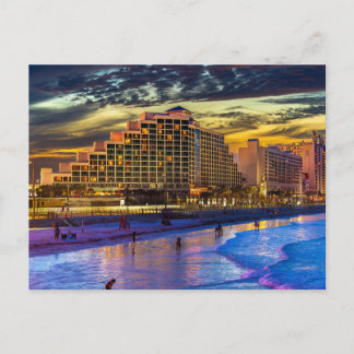 Postal Noche en Daytona Beach