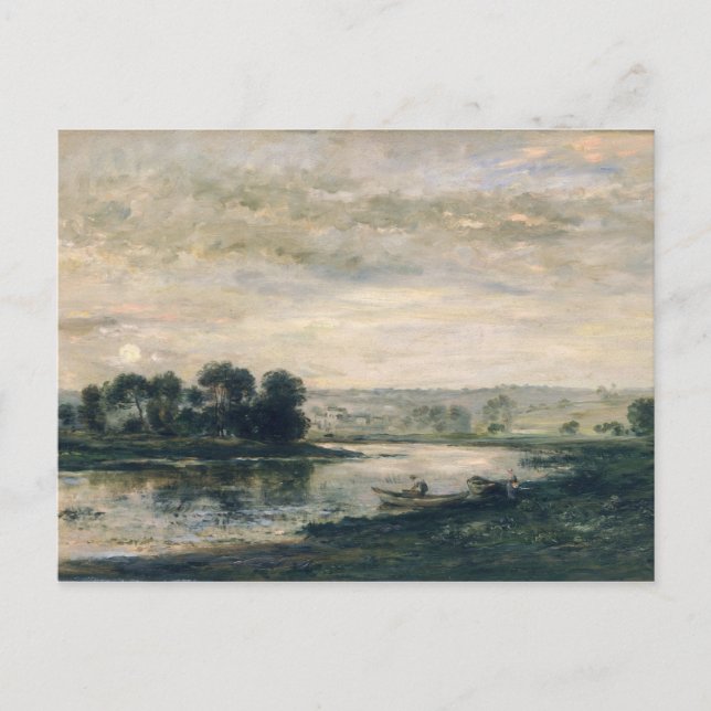 Postal Noche en el Oise, 1872 (Anverso)
