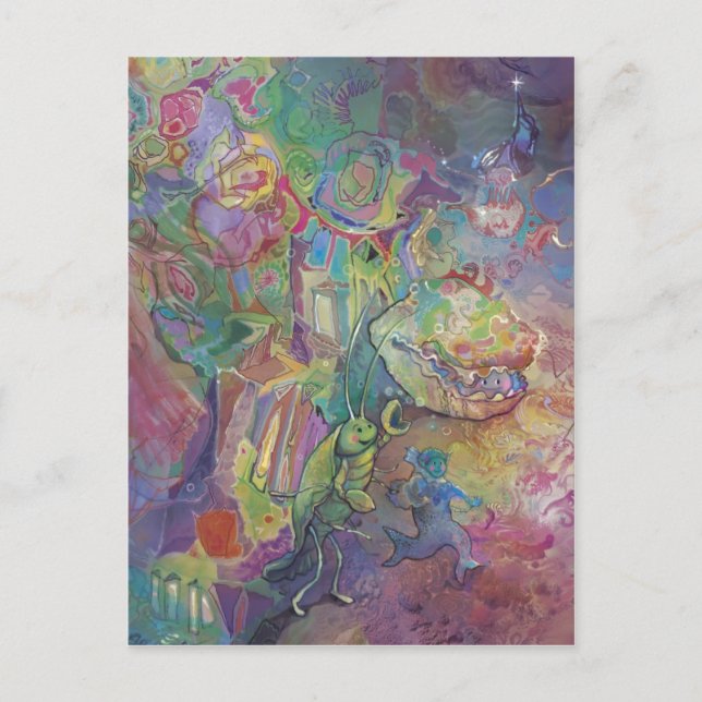 Postal Noche en la ciudad*** (Anverso)