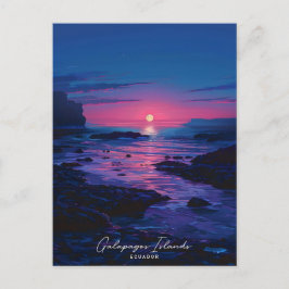 Postal Noche en las Islas Galápagos Viajes de Ecuador