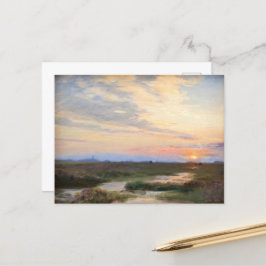 Postal Noche en Skagen por P.S. Krøyer, Arte